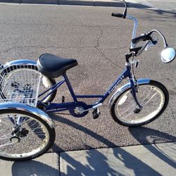 Summit Royal Blue 3 Wheeler Tricycle , Excellent Condition