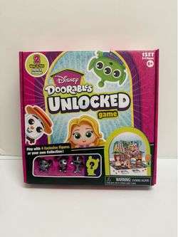 Disney Doorables Unlocked Board Game Toy With 4 Exclusive Figures New/Sealed