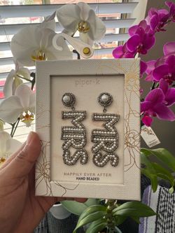 Piper K Mrs. Beaded Earrings