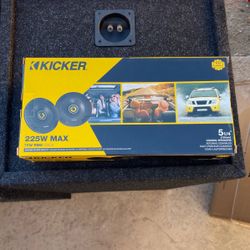 Kicker 5-1/4” Coaxial Speakers