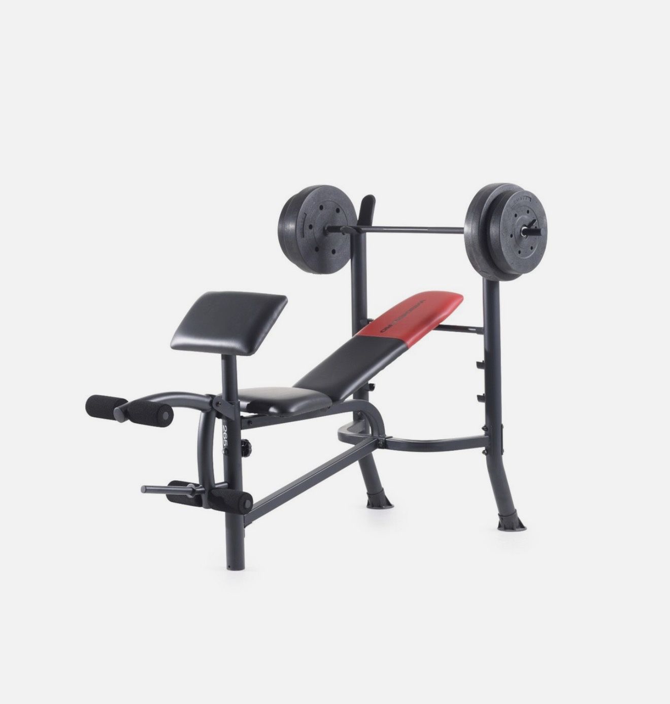 Standard Bench with 80 Lb. Vinyl Weight Set