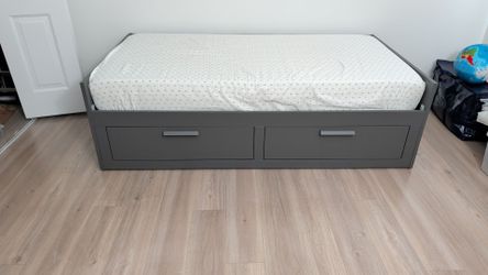 Ikea Brimnes Day Bed with 2 twin mattresses