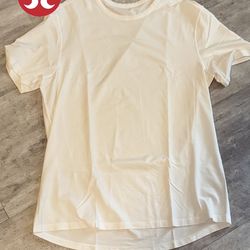 White Lululemon Shirt, Size Large