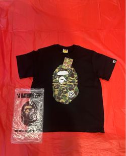 Black bathing ape camo T shirt