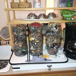 Mystery Jewelry Jars $25 Each Lots Of Nice Stuff Inside