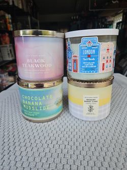 Bath and Body 3 wick candles/each separate 