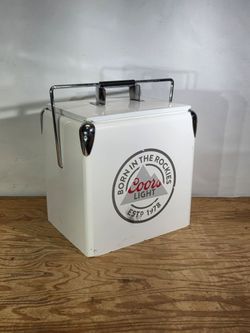 Coors light retro ice chest cooler mini cooler