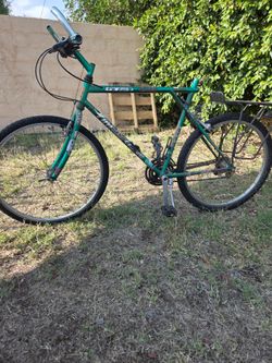 Vintage green GT  timberline mountain bike