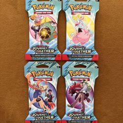 Journey Together - 4 Booster Pack Full Art Set