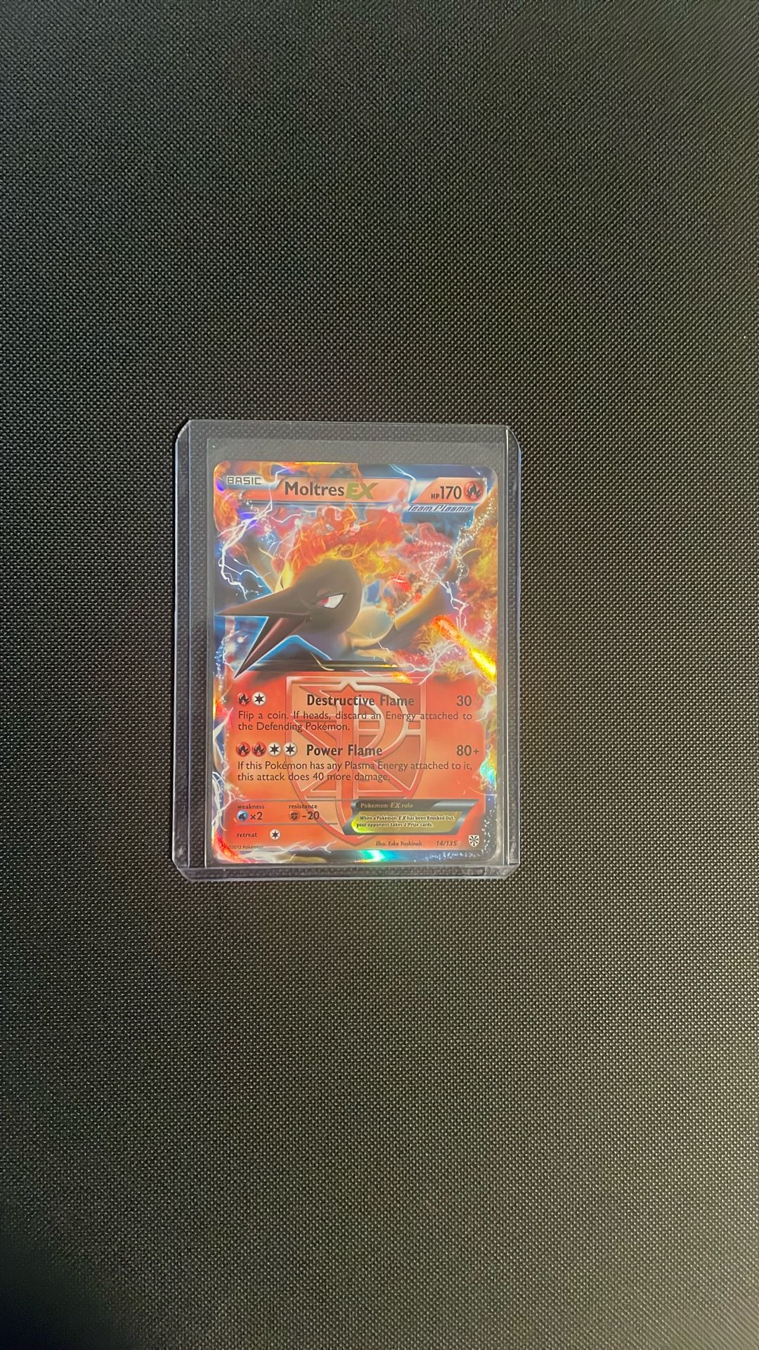 Pokemon Card Moltres Ex 14/135