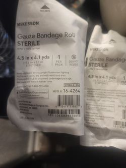 Mckesson bandage Roll sterile