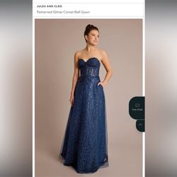 Jules And Cleo Navy Formal Dress New