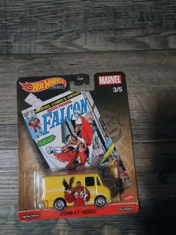 Hot Wheels Premium Combat Medic die-cast vehicle featured in the Marvel