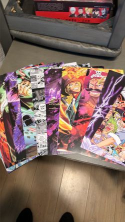 One Piece Anime Art Print Cards Set