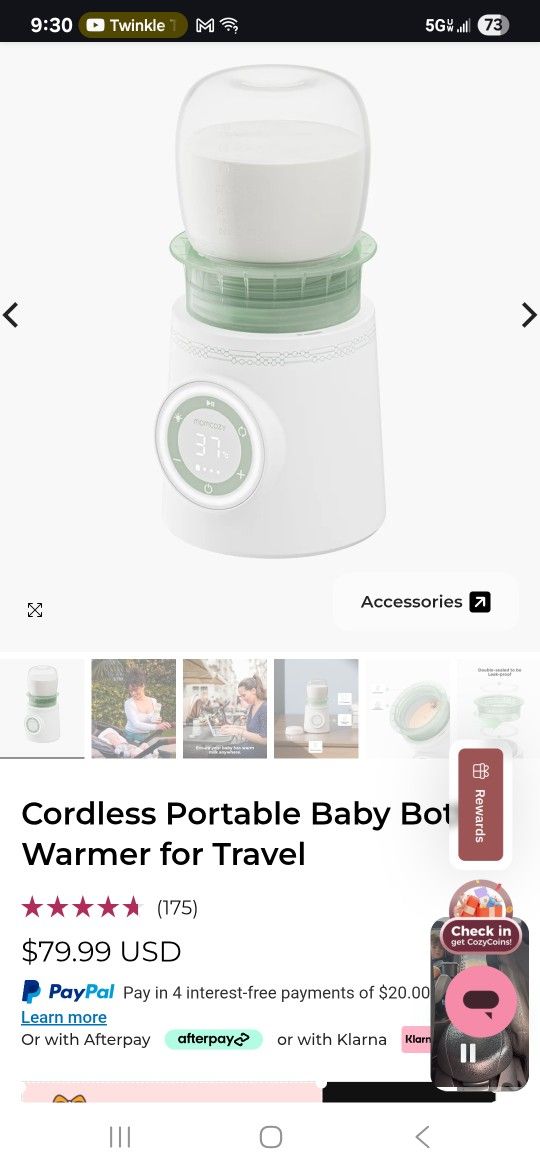 Momcozy Bottle Warmer 