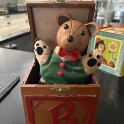 Vintage Bear In Box