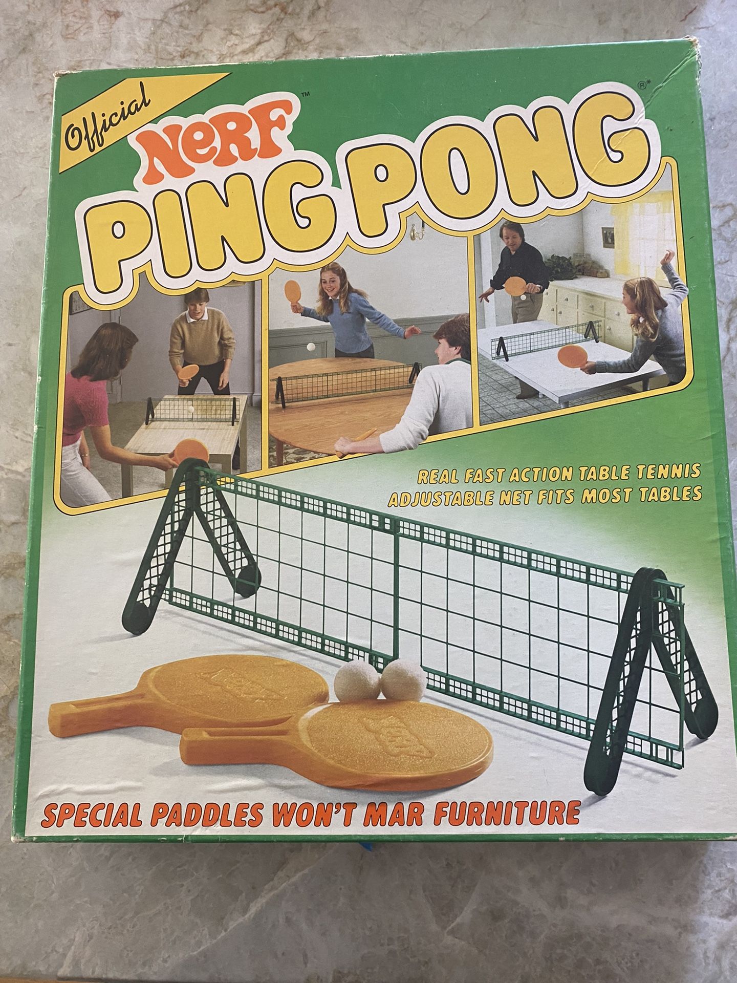 Vintage Nerf Ping Pong 1982