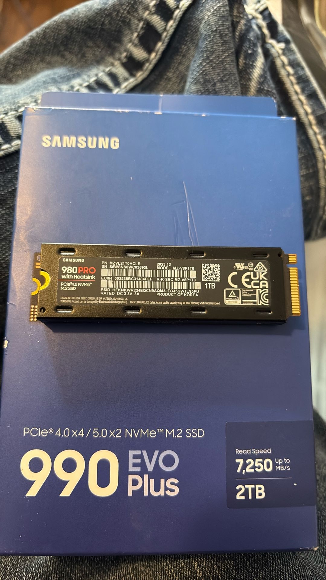 Samsung 980 PRO NVMe M.2  1TB