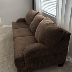 Brown Couch Sofa Furniture