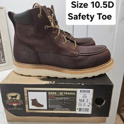 Red Wings Irish Setter Safety Toe Work Boots Size 10.5D