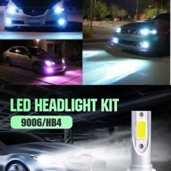 Led Headlight Bulb Replacement - Hid Converson Kit Lights - Plug And Play - Any Ride From Ford Fusion Mustang F150 To Toyota Highlander Tacoma Trd Fog