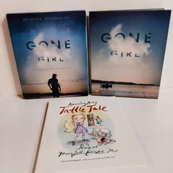 Gone Girl: Blu-ray + Amazing Amy Book + Digital HD 2014 Ben Affleck Like New