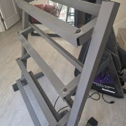  4-Tier Dumbbell Rack for storing free weights