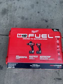 M18 FUEL 18V Lithium-Ion Brushless Cordless Hammer Drill and Impact Driver Combo Kit (2-Tool) with 2 Batteries