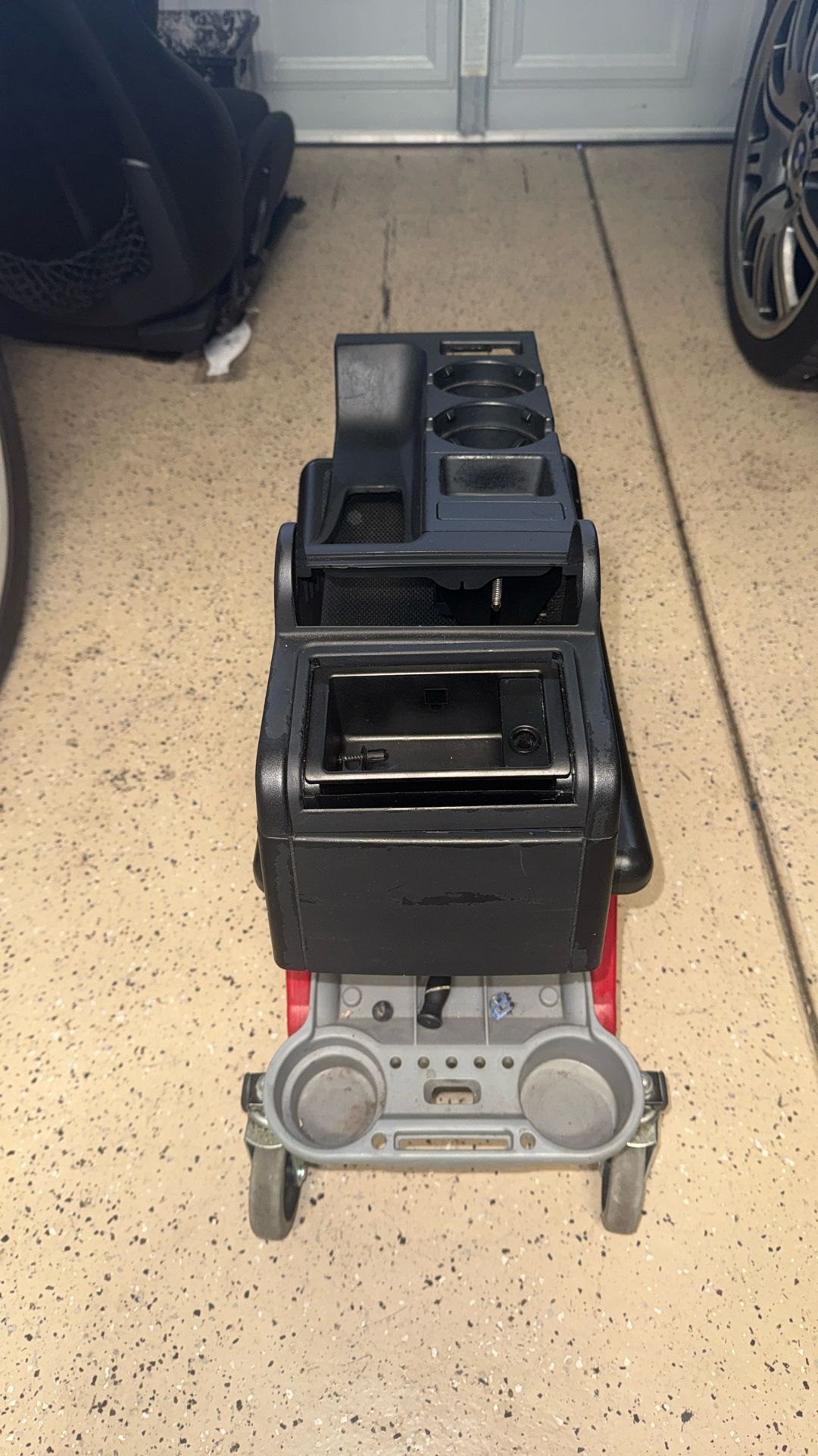 BMW E46 3 Series Black Center Console Base OEM