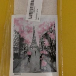 DIY Paint By Numbers Kit For Adults Pink Paris 