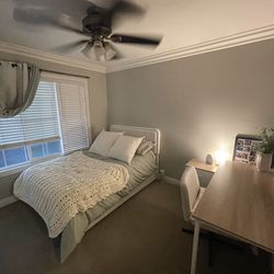 Full Size Bed Frame & Mattress Set