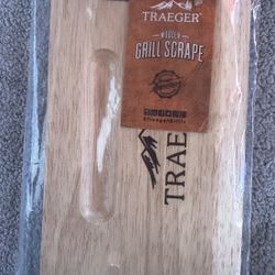 New Traeger Wooden Grill Scraper
