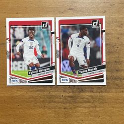 2024 DONRUSS FIFA USA 3 CARD LOT 