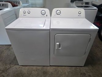 Amana Top-Load Washer and electric dryer set