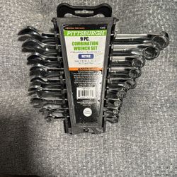 9 Piece Metric Combination Wrench Set
