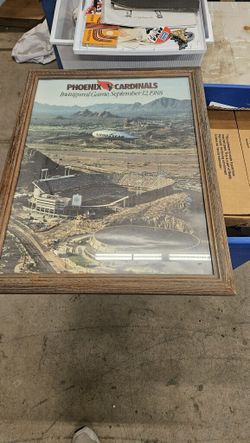 Framed inaugural game Day Poster- Cardinals