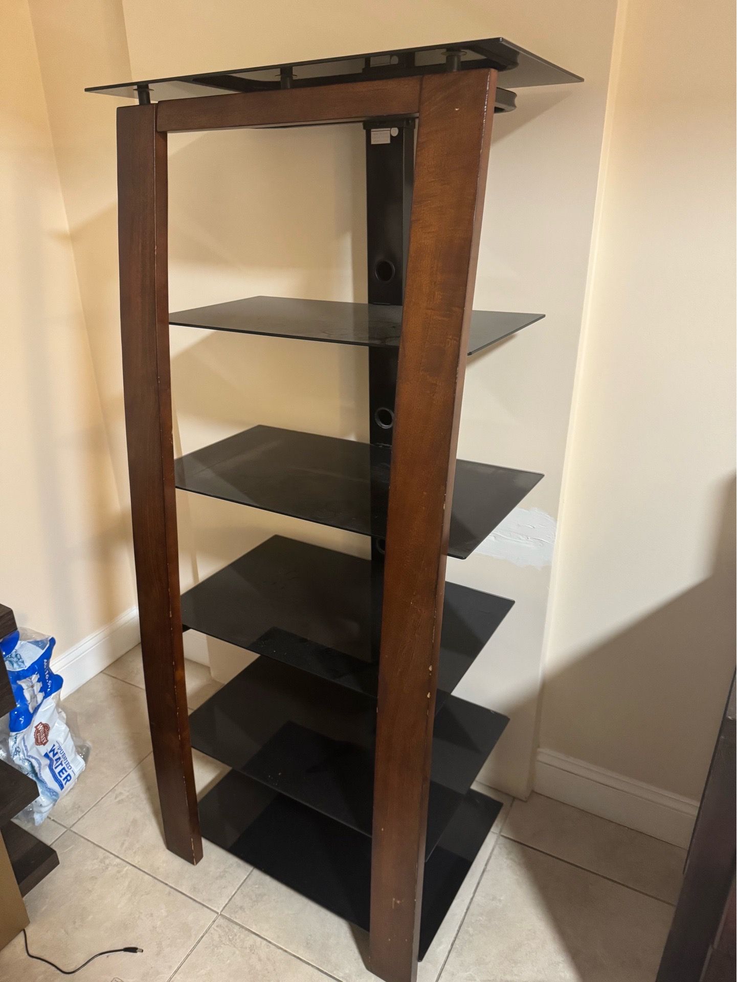 Glass shelves