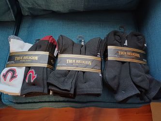 True Religion Men 6 pack socks new $10 each pack