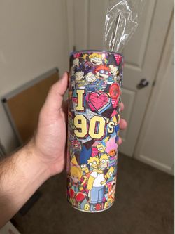 90s metal tumbler