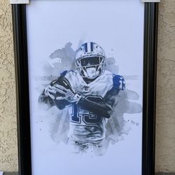 Framed Dallas Cowboys “Michael Gallup” Wall Decor