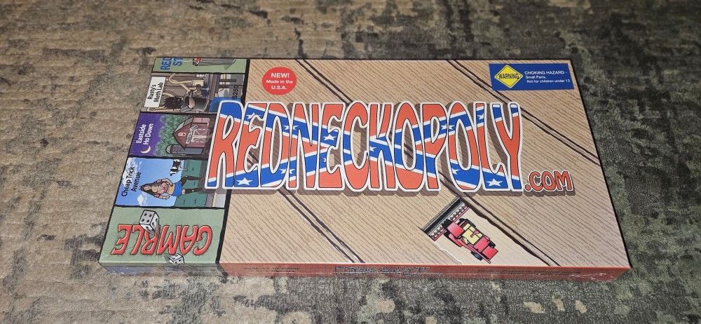 REDNECKOPOLY BOARD GAME. BRAND NEW & FACTORY SEALED PERFECT BOX!! 