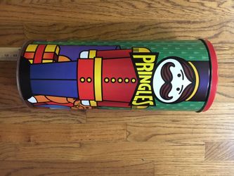 Christmas nutcracker vintage Pringle tin