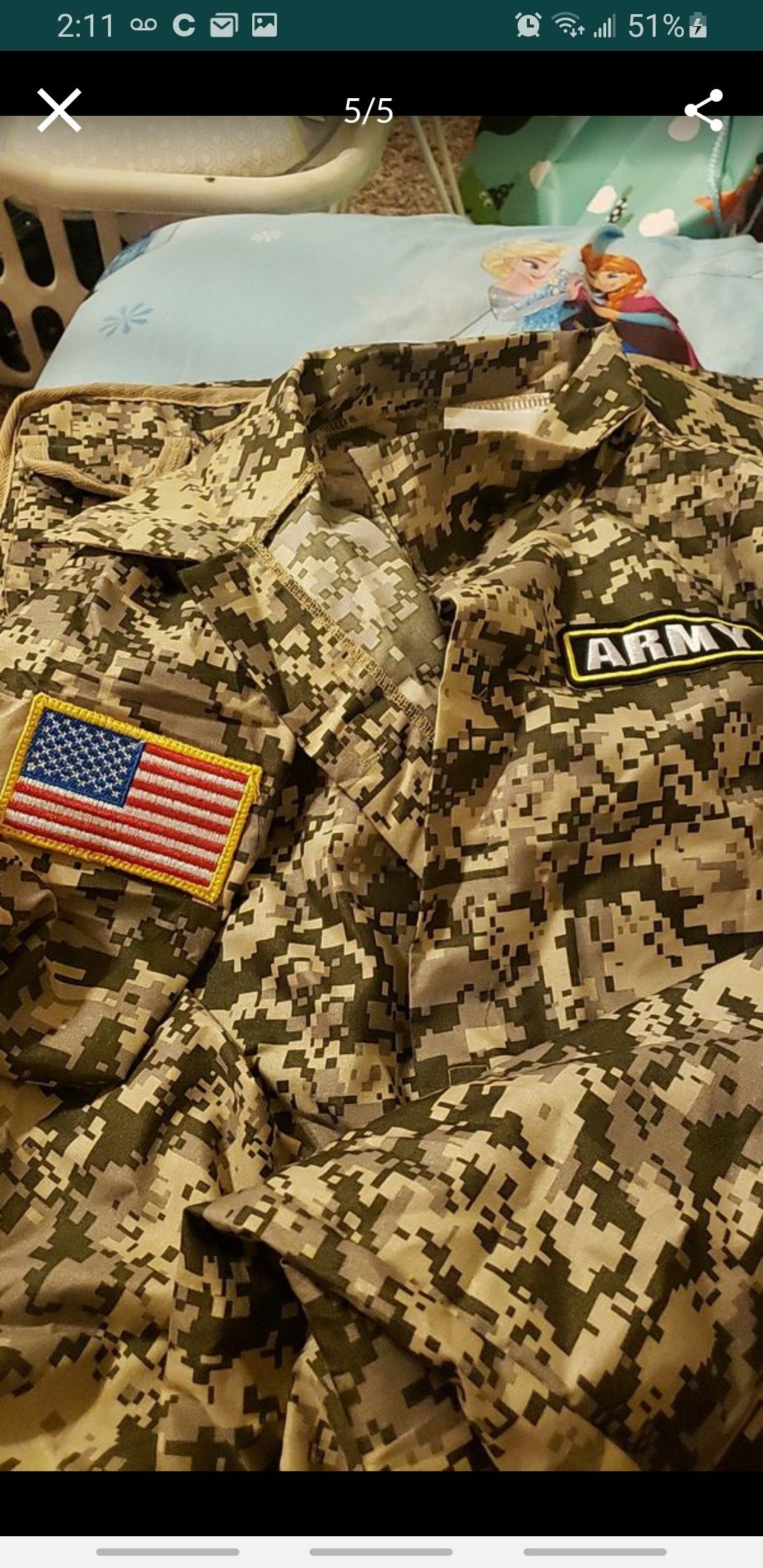 Full Army costume For Teenage