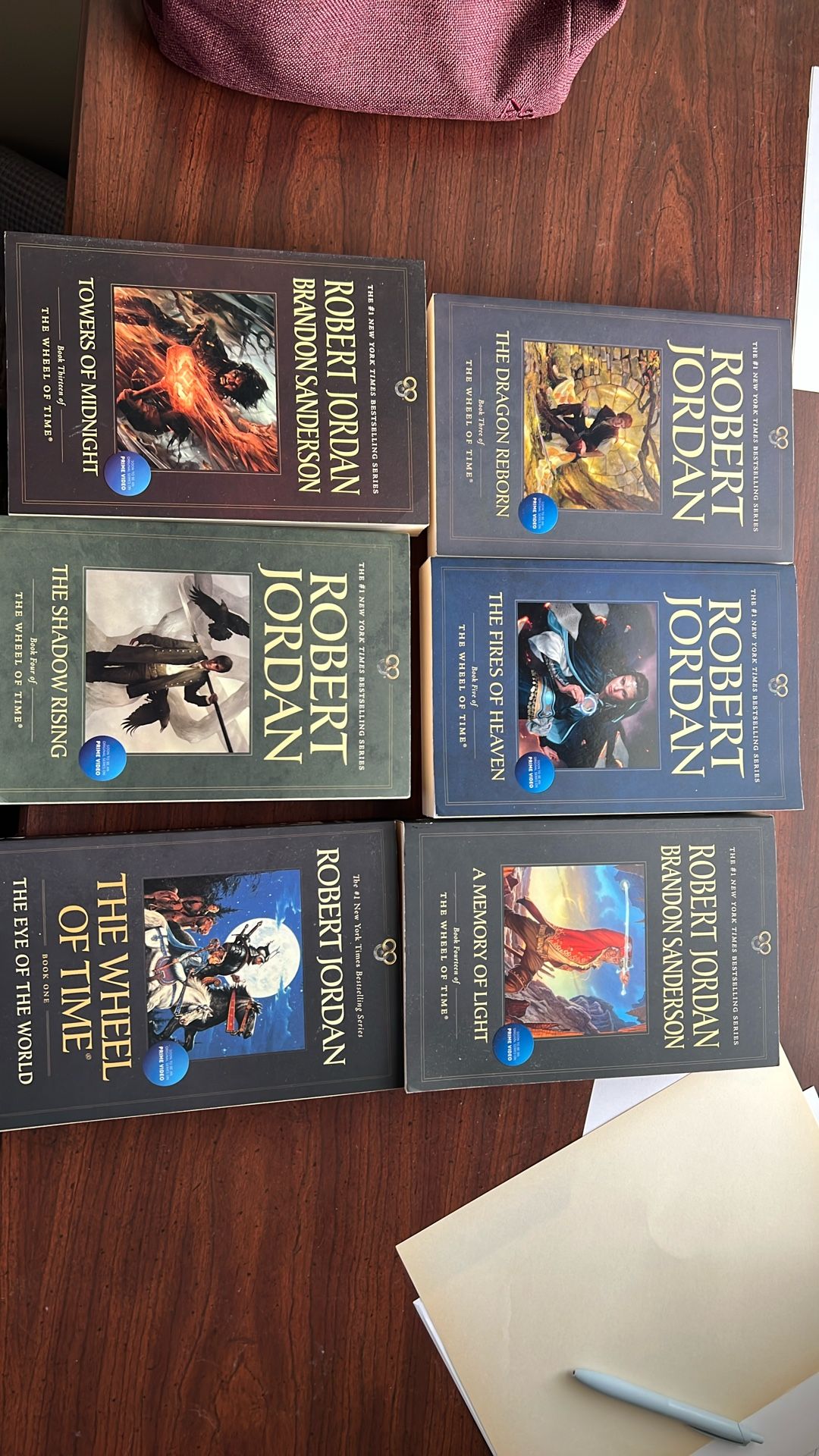 Wheel Of Time Books (6)