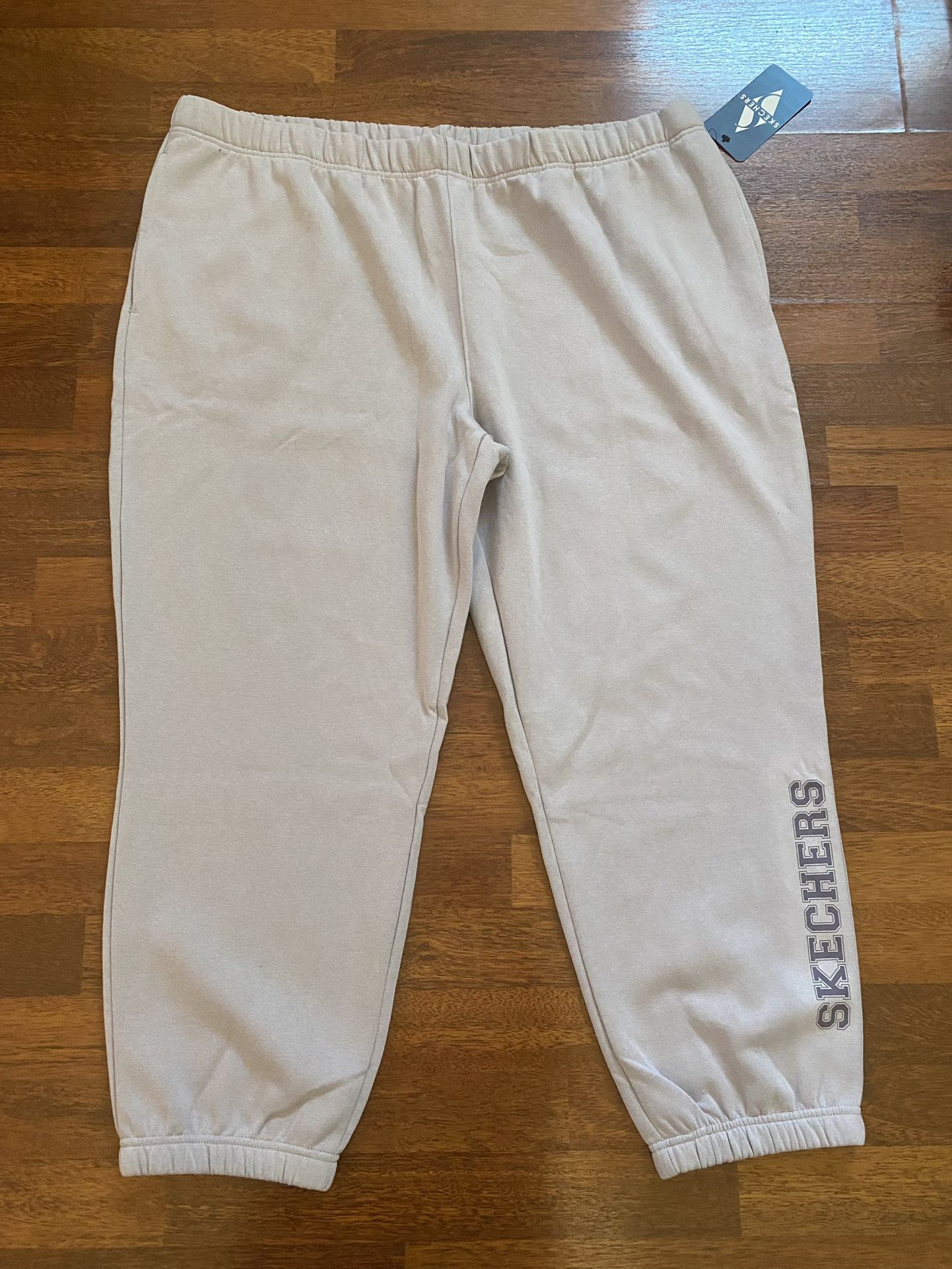 NWT New Sketchers 2X LT LAVENDER Fleece Jogger Sweat Pants