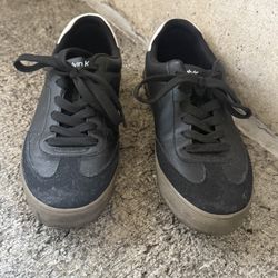 Calvin Klein Men’s Black Suede & Leather Sneakers - Size 8.5