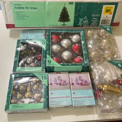 4ft Christmas Tree With Decorations 