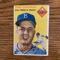 Tommy Lasorda Rookie Card 1954