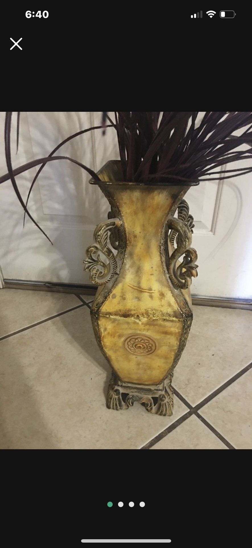 Metal Vase