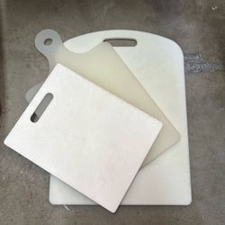 Used Plastic Cutting Boards Bundle